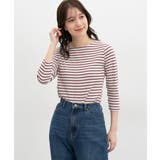 オフ×アカ | トップス Tシャツ ７分袖Tシャツ | Honeys