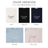 トップス Tシャツ ７分袖Tシャツ | Honeys | 詳細画像14 