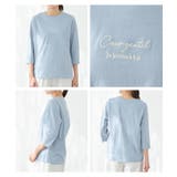 トップス Tシャツ ７分袖Tシャツ | Honeys | 詳細画像15 