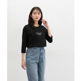 トップス Tシャツ ７分袖Tシャツ | Honeys | 詳細画像7 