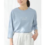 サックス | トップス Tシャツ ７分袖Tシャツ | Honeys