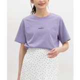 パープル | トップス Tシャツ 半袖Tシャツ | Honeys