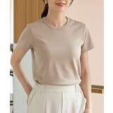 ダークベージュ | トップス Tシャツ 半袖Tシャツ | Honeys