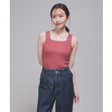トップス タンクトップ リブニット | Honeys | 詳細画像9