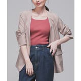 オレンジ | トップス タンクトップ リブニット | Honeys
