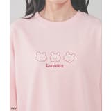 ピンク | トップス スウェット 長袖 | Honeys