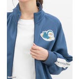 ネイビー | トップス トラックジャケット スウェット | Honeys