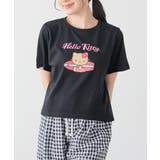 ブラック | トップス Tシャツ 半袖Tシャツ | Honeys