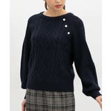 ネイビー | トップス ニット セーター | Honeys