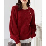 レッド | トップス ニット セーター | Honeys