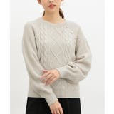 ライトベージュ | トップス ニット セーター | Honeys