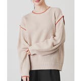 ベージュ | トップス ニット セーター | Honeys