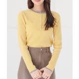イエロー | トップス ニット セーター | Honeys