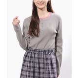 杢グレー | トップス ニット セーター | Honeys