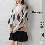 トップス カーディガン レディース | Honeys | 詳細画像1 