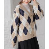 ベージュ×コン | トップス カーディガン レディース | Honeys
