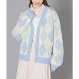 オフ×サックス | トップス カーディガン レディース | Honeys
