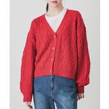 レッド | トップス カーディガン 長袖 | Honeys