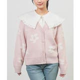 ピンク花柄 | トップス カーディガン 長袖 | Honeys