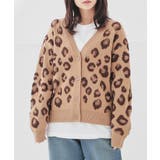 ヒョウ柄 | トップス カーディガン 長袖 | Honeys
