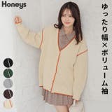 トップス カーディガン 長袖 | Honeys | 詳細画像1