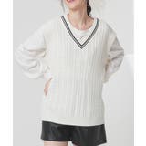 アイボリー | トップス ニット セーター | Honeys