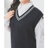 トップス ベスト ニット | Honeys | 詳細画像12 