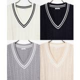 トップス ベスト ニット | Honeys | 詳細画像16 