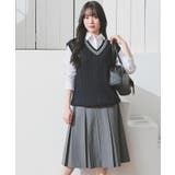 トップス ベスト ニット | Honeys | 詳細画像2 