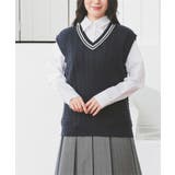 トップス ベスト ニット | Honeys | 詳細画像4 