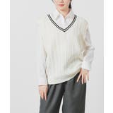 トップス ベスト ニット | Honeys | 詳細画像6 
