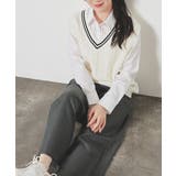 アイボリー | トップス ベスト ニット | Honeys