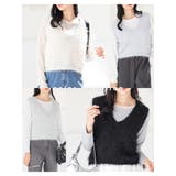 トップス ニット ベスト | Honeys | 詳細画像3 