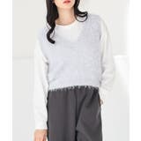 グレー | トップス ニット ベスト | Honeys