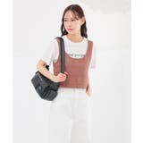 トップス ビスチェ ニット | Honeys | 詳細画像13 