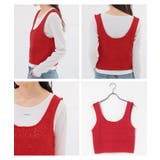 トップス ビスチェ ニット | Honeys | 詳細画像16 