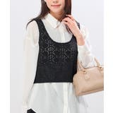 ブラック | トップス ビスチェ ニット | Honeys