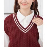トップス ベスト ニット | Honeys | 詳細画像14 