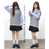 トップス ベスト ニット | Honeys | 詳細画像3 