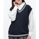 トップス ベスト ニット | Honeys | 詳細画像8 