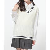 アイボリー | トップス ベスト ニット | Honeys