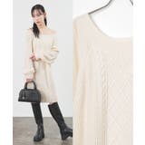 ワンピース 長袖 ミニ丈 | Honeys | 詳細画像3 