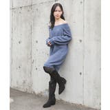 ワンピース 長袖 ミニ丈 | Honeys | 詳細画像9 