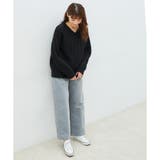 【ハニーズ】ケーブル編Ｖネック | Honeys | 詳細画像3 