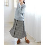 【ハニーズ】ケーブル編Ｖネック | Honeys | 詳細画像4 