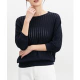 ネイビー | トップス ニット サマーセーター | Honeys