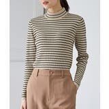 ベージュ×クロ | トップス ニット セーター | Honeys