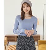 スモーキーブルー | トップス ニット セーター | Honeys