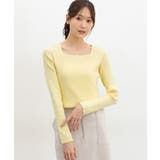 イエロー | トップス ニット セーター | Honeys