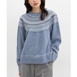 杢ブルー | トップス ニット セーター | Honeys